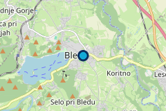 Mapa de Bled