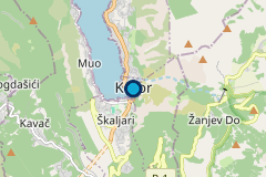 Mapa de Kotor