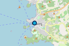Mapa de Rovinj