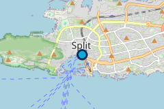 Mapa de Split