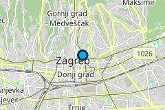 Mapa de Zagreb